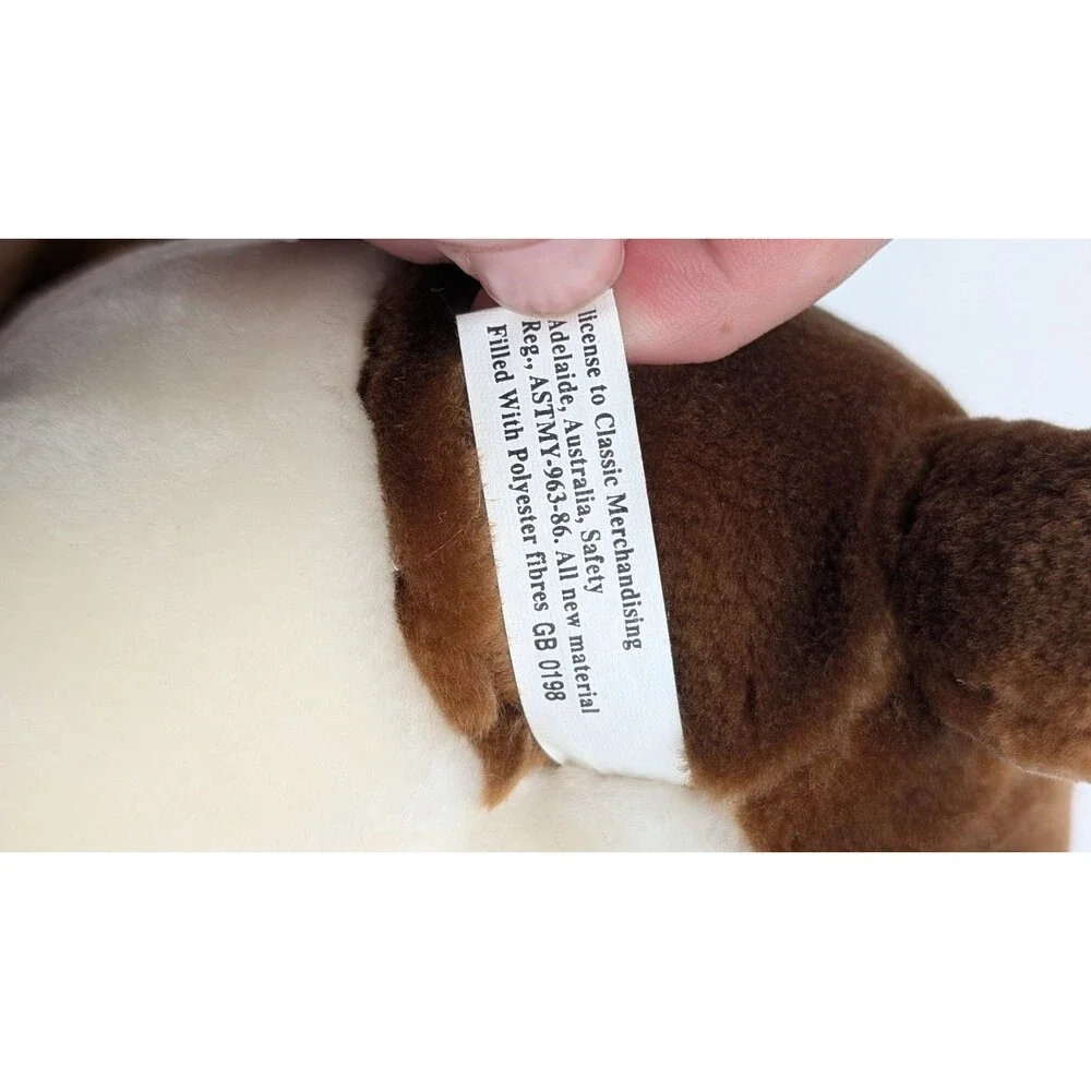 Hush Puppies Basset Hound Plush Dog Wolverine Brown White 